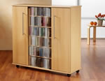 Details zu CD/DVD-Sideboard VCM Luxor f�r 900 CDs oder 390 DVDs